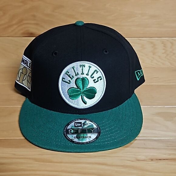 New Era 9Fifty Boston Celtics 2024 NBA Finals Side Patch Snapback Hat OSFM - Picture 2 of 8